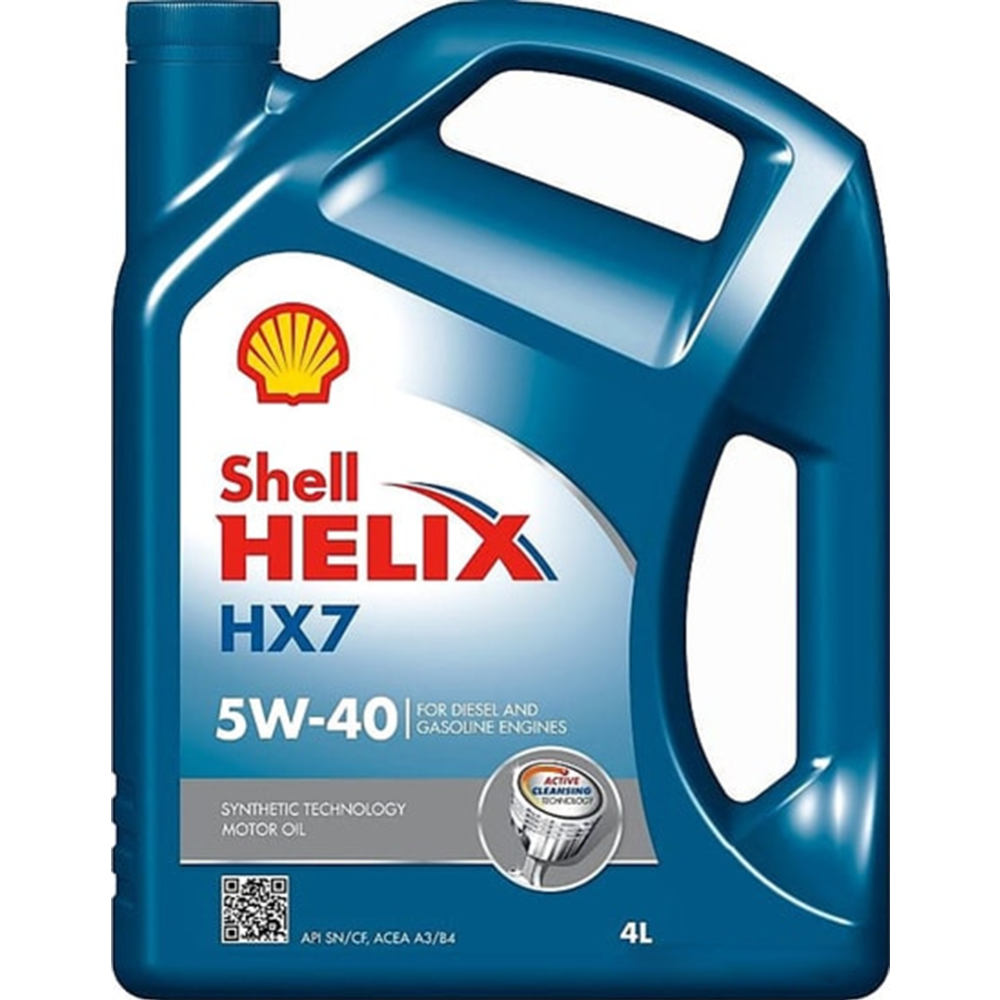 Масло моторное «Shell» Helix HX7 5W-40, 550070319, 4 л