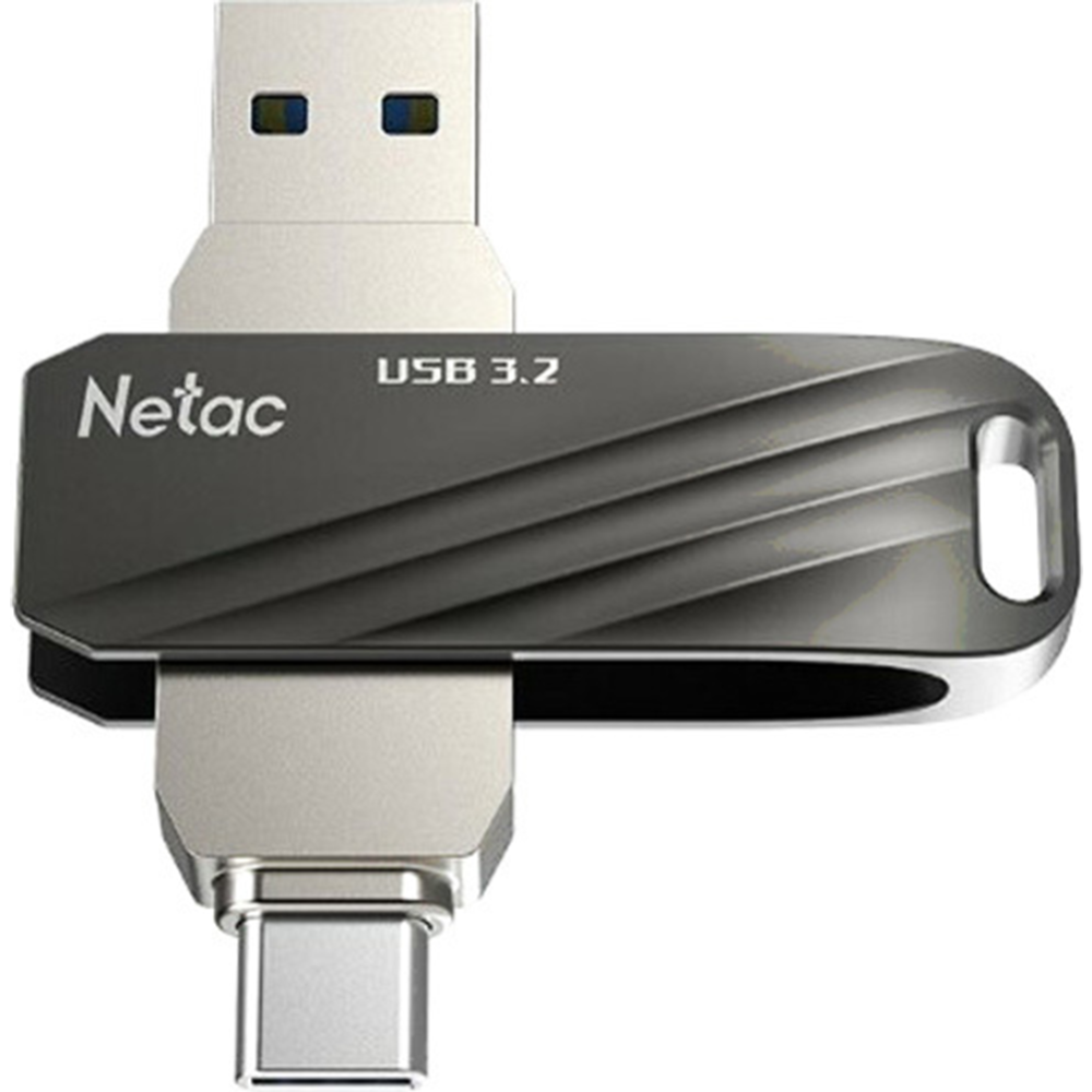 USB накопитель «Netac» NT03US11C-256G-32BK, silver