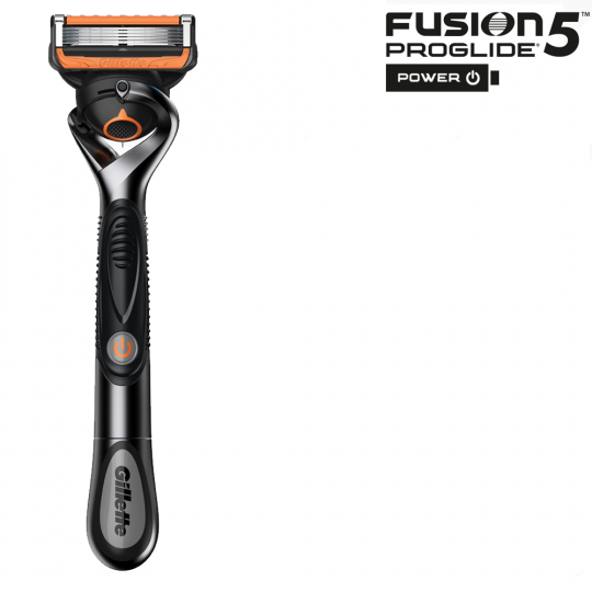 Подарочный набор бритва / станок для бритья мужской Gillette Fusion 5 Proglide Power с одной кассетой + гель для бритья Успокаивающий для чув­стви­тель­ной кожи 200 мл