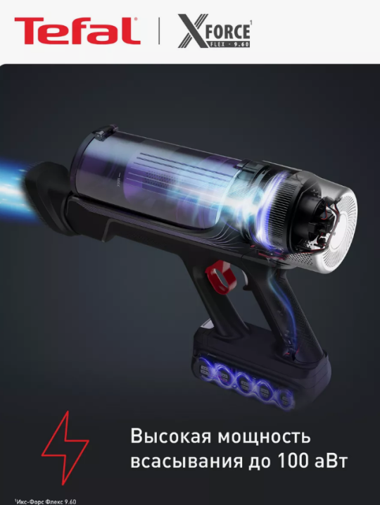 Беспроводной пылесос TEFAL X-Force Flex 9.60 Allergy TY2039WO