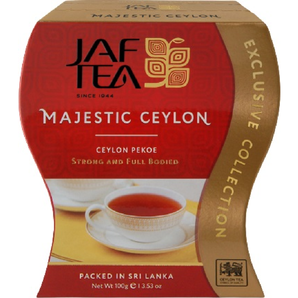 Чай черный «Jaf» Величественный Цейлон, листовой, байховый,100 г