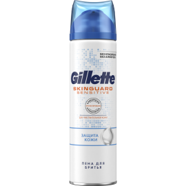 Пена для бритья «Gillette» sensitive, с экстрактом алоэ, защита кожи, 250 мл