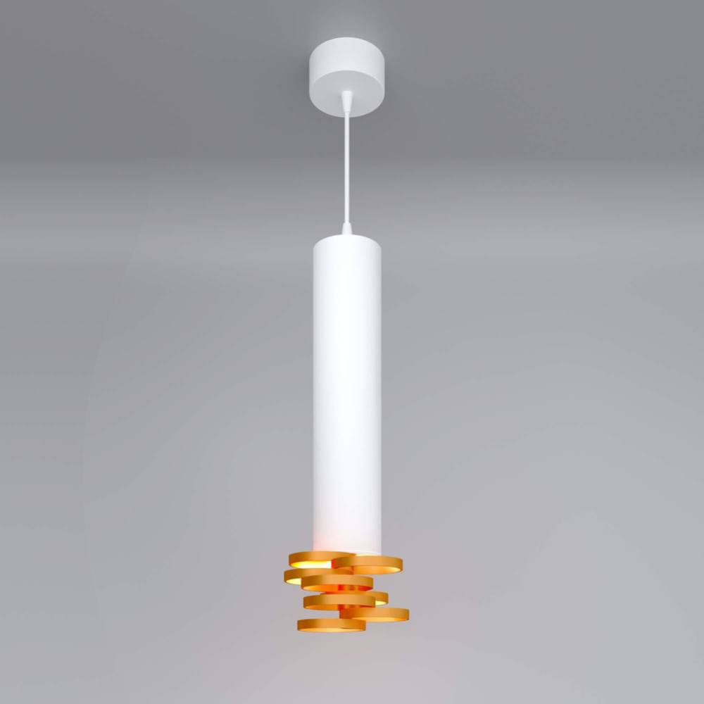 Подвесной светильник «Elektrostandard» DLN103 GU10, белый/золото, a047751