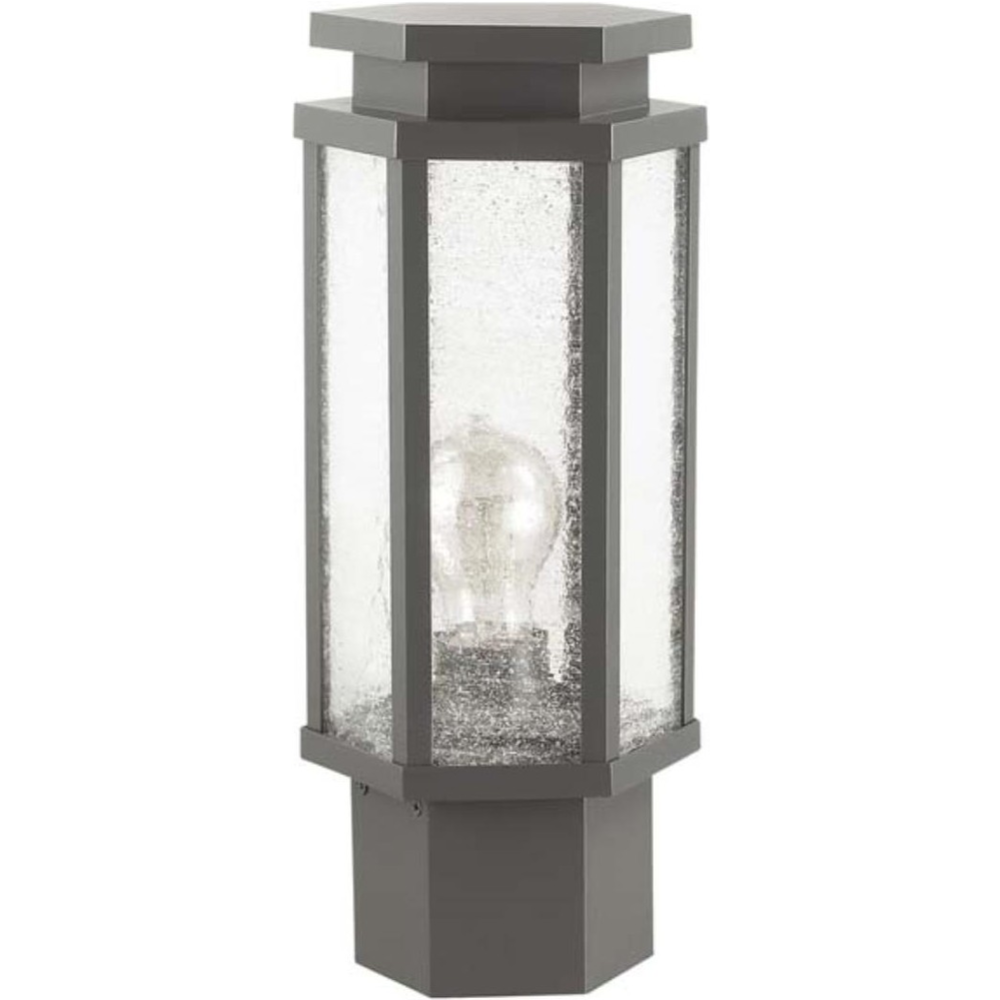 Уличный светильник «Odeon Light» Gino, Nature ODL18 585, 4048/1B, темно-серый/белый