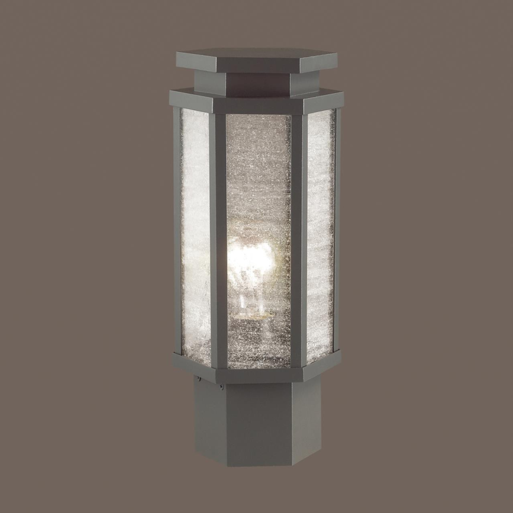 Уличный светильник «Odeon Light» Gino, Nature ODL18 585, 4048/1B, темно-серый/белый