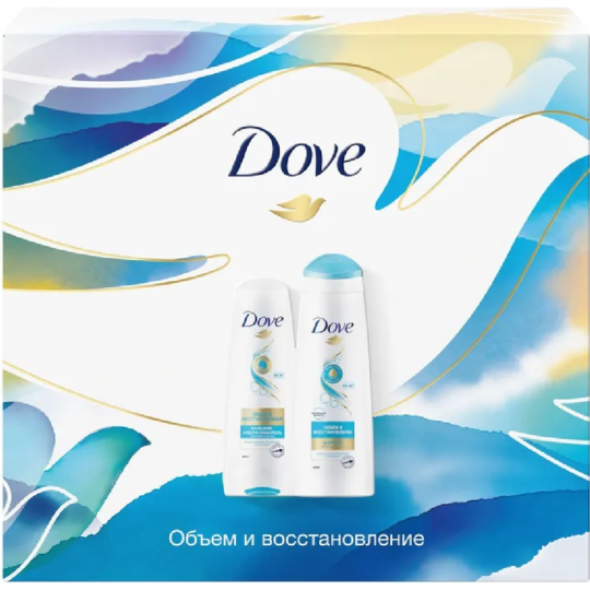 Подарочный набор «Dove» шампунь 250 мл + бальзам-ополаскиватель 200 мл