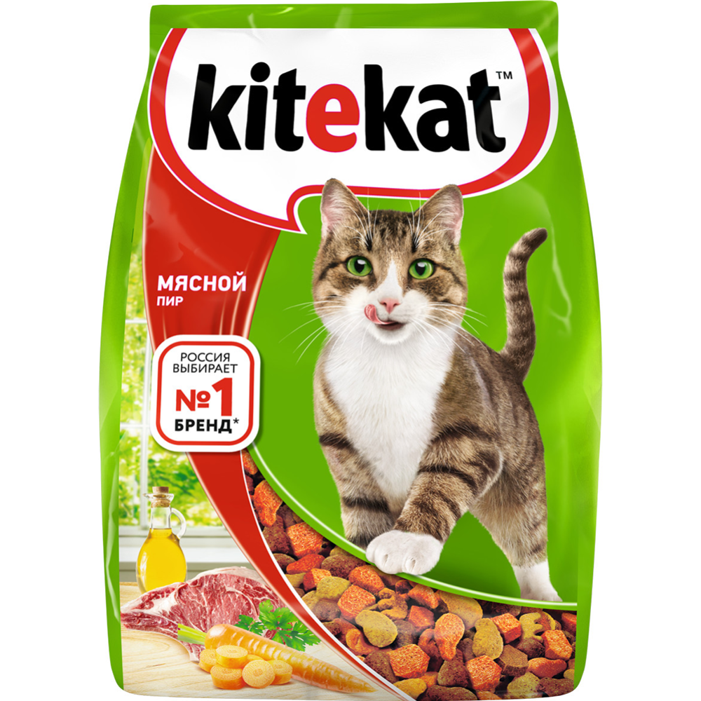 Корм для кошек «Kitekat» мясной пир, 1.9 кг #1