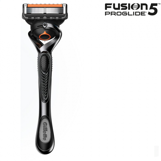 Подарочный набор бритва / станок для бритья мужской Gillette Fusion 5 Proglide с одной кассетой + гель для бритья Увлажняющий с маслом какао 200 мл