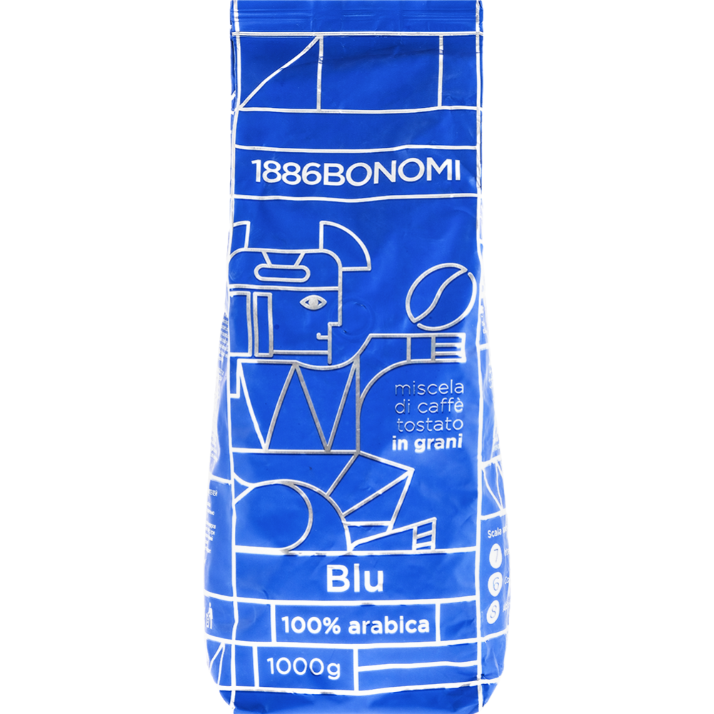 Кофе в зернах «Bonomi» Blu, 1 кг
