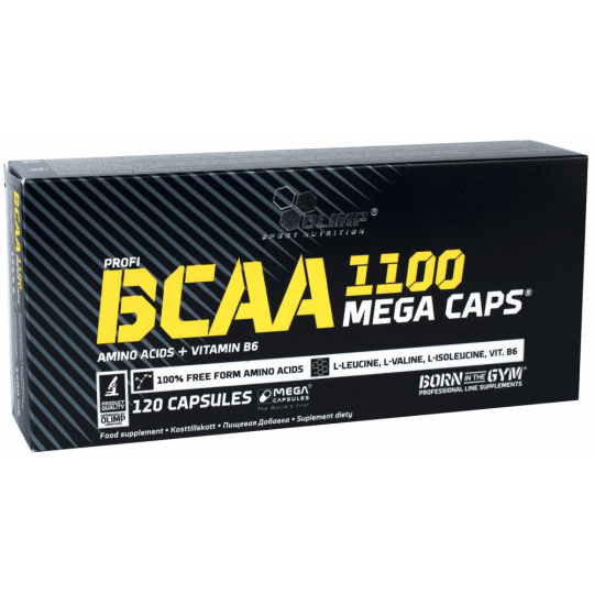 Аминокислота от Olimp Sport Nutrition BCAA Mega caps 1100 (120 капсул)