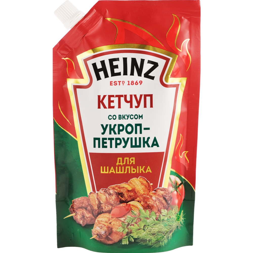 Кетчуп «Heinz» для шашлыка  укроп-петрушка, 320 г #0
