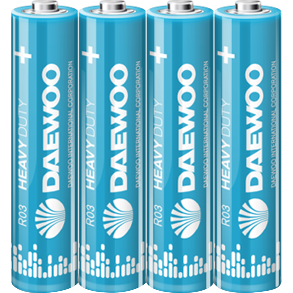 Ба­та­рей­ки «Daewoo» Heavy Duty R03 SP4, 4 шт