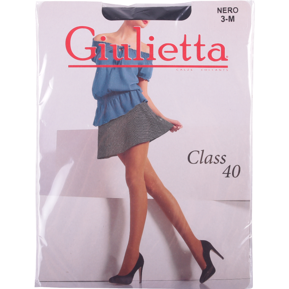 Колготки женские «Giulietta» Class, 40 den, nero, размер 3