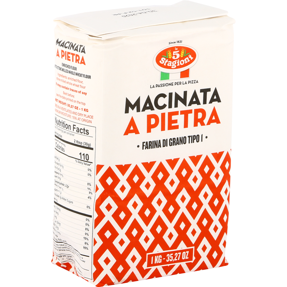 Мука пшеничная «5 Stagioni» Macinata a Pietra, 1 кг