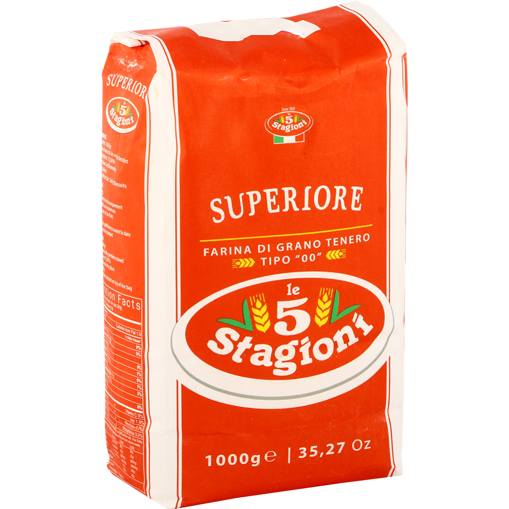 Мука пшеничная «5 Stagioni» Superiore, 1 кг #0