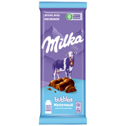 Шо­ко­лад мо­лоч­ный «Milka»­по­ри­стый 76 г