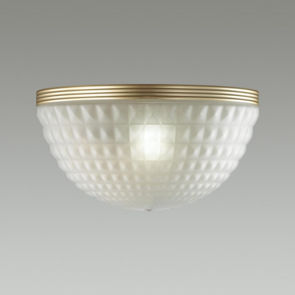 Бра «Odeon Light» Malaga, Modern ODL22 517, 4936/1W, золотистый/белый/стекло