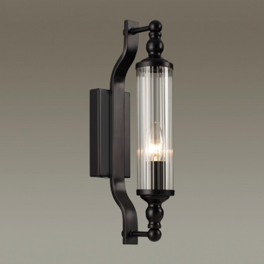 Настенный светильник «Odeon Light» Tolero, Drops ODL22 539, 4941/1W, черный/прозрачный/стекло