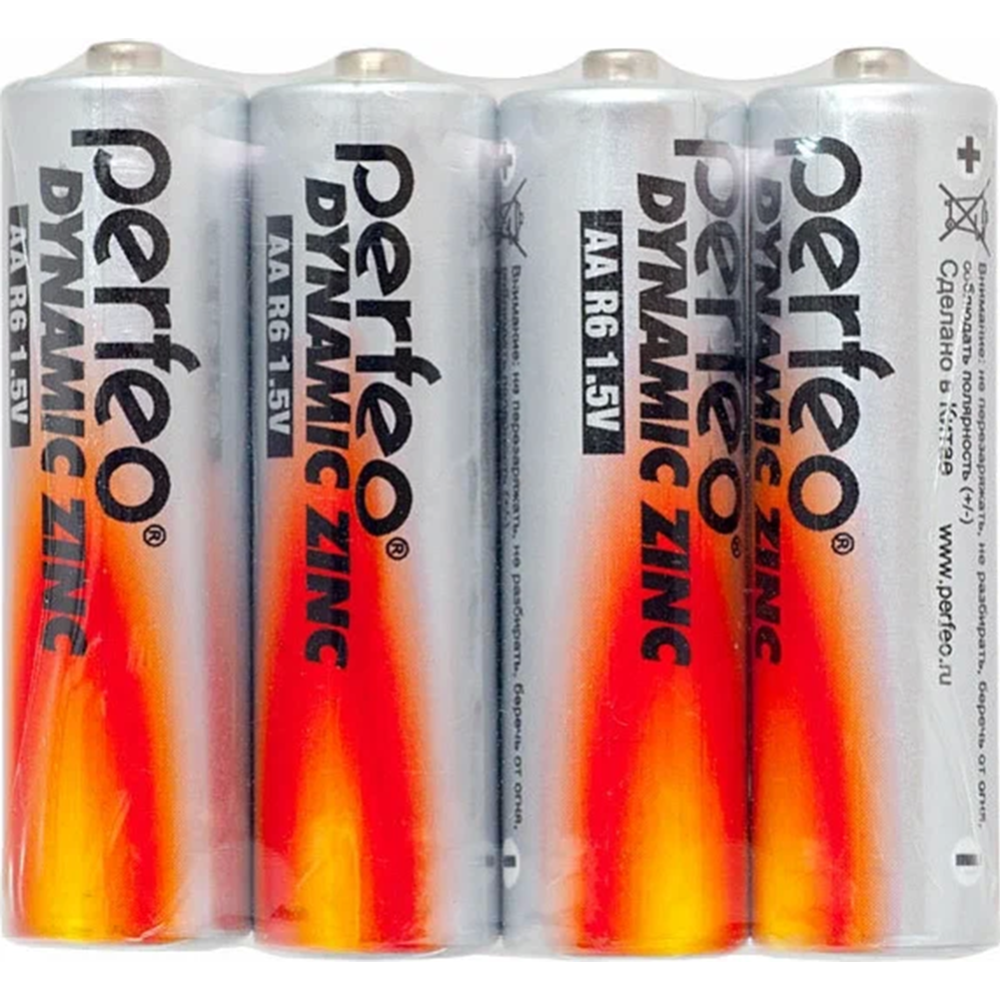 Ба­та­рей­ки «Perfeo» АА/4SH Dynamic Zinc, 4 шт