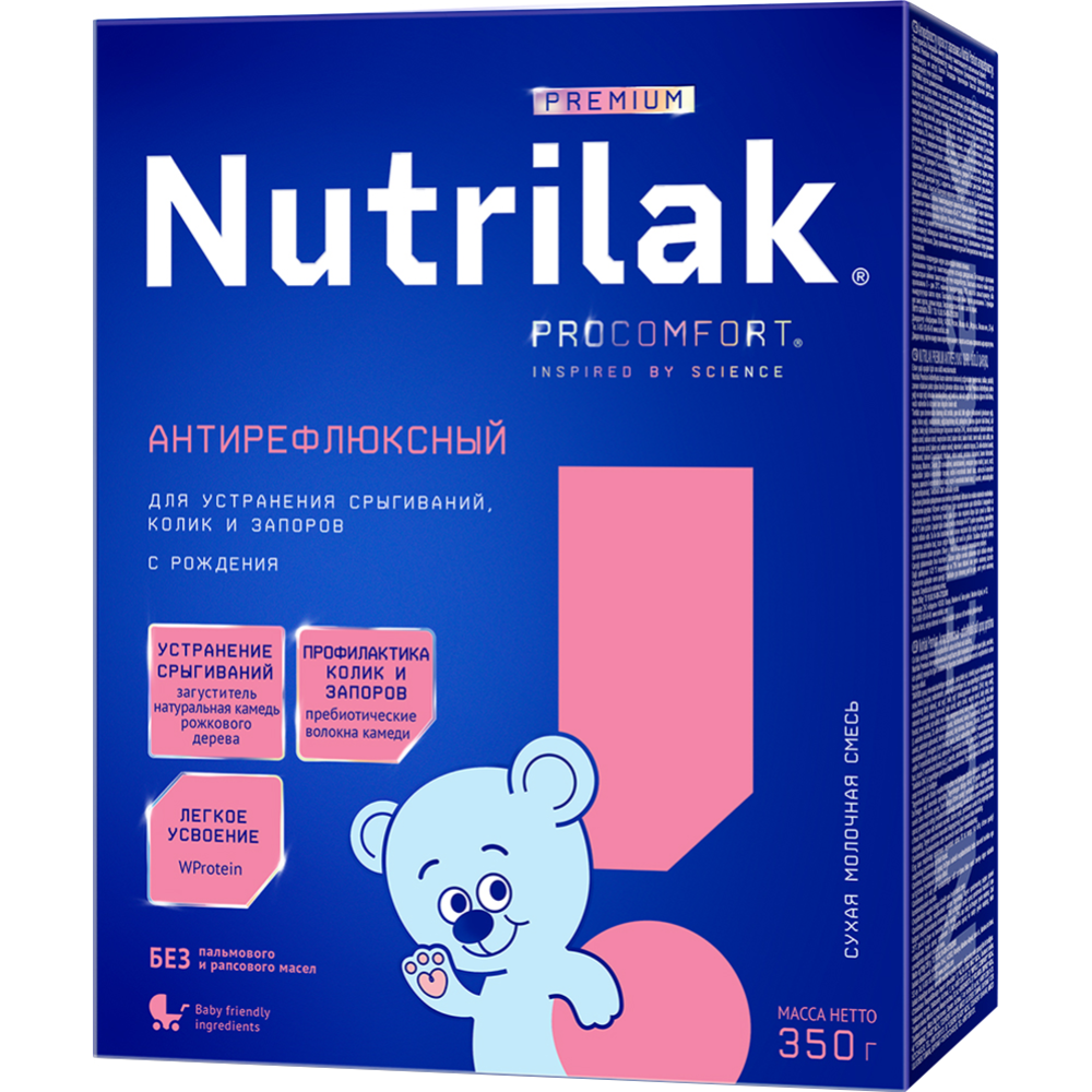Смесь молочная сухая «Nutrilak» Premium, антирефлюксная 350 г #0