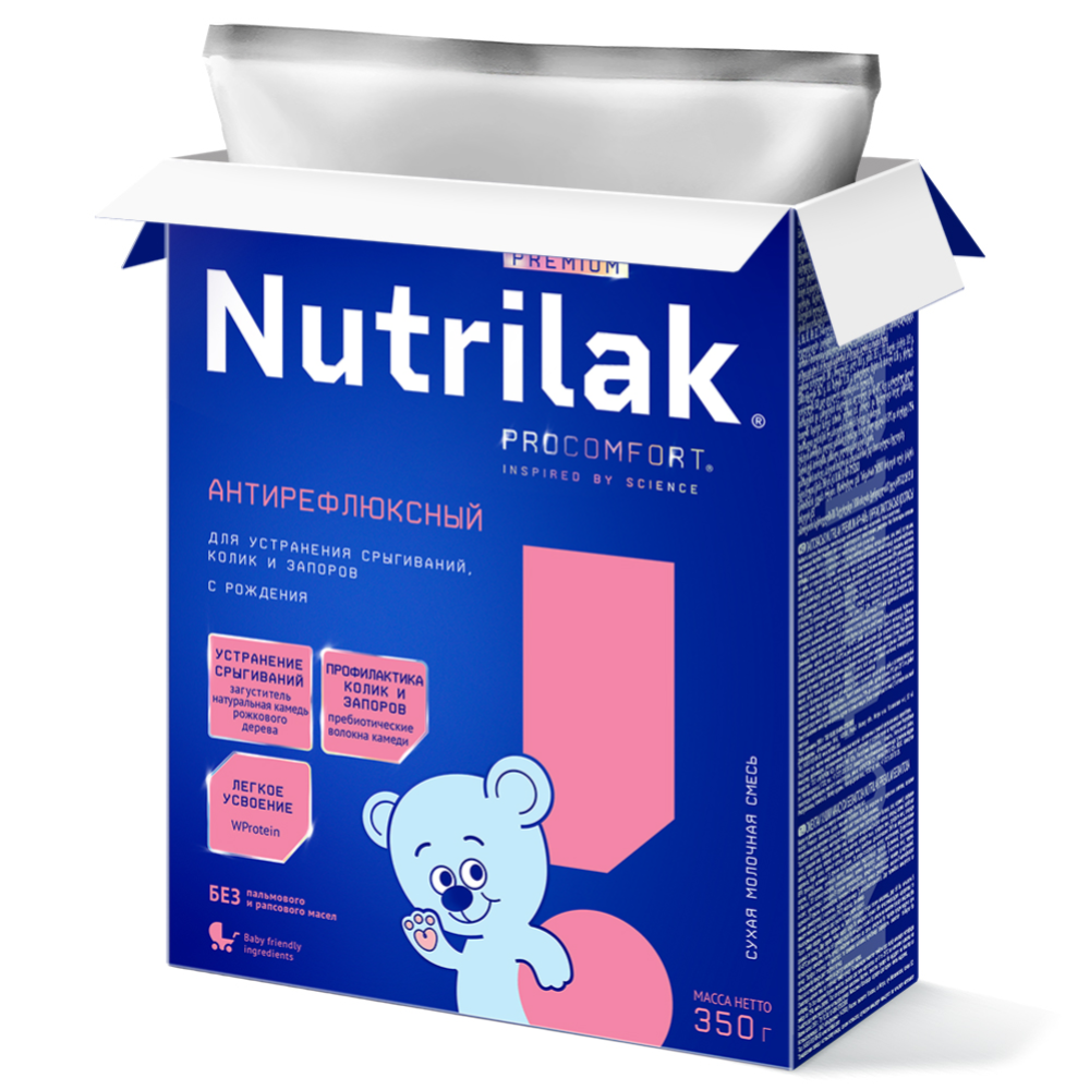 Смесь молочная сухая «Nutrilak» Premium, антирефлюксная 350 г