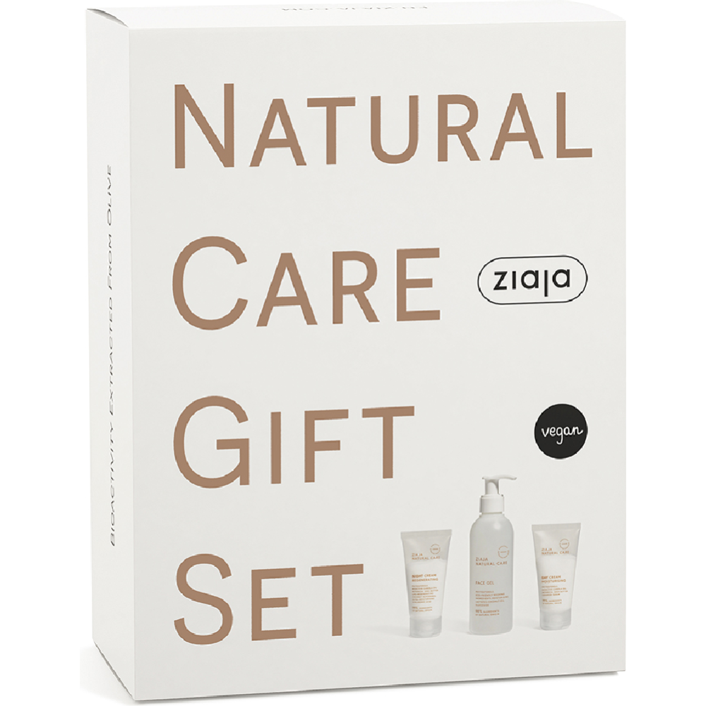 Подарочный набор «Ziaja» Natural Care, дневной крем 50 мл, ночной крем 50 мл и гель для умывания 190 мл #0