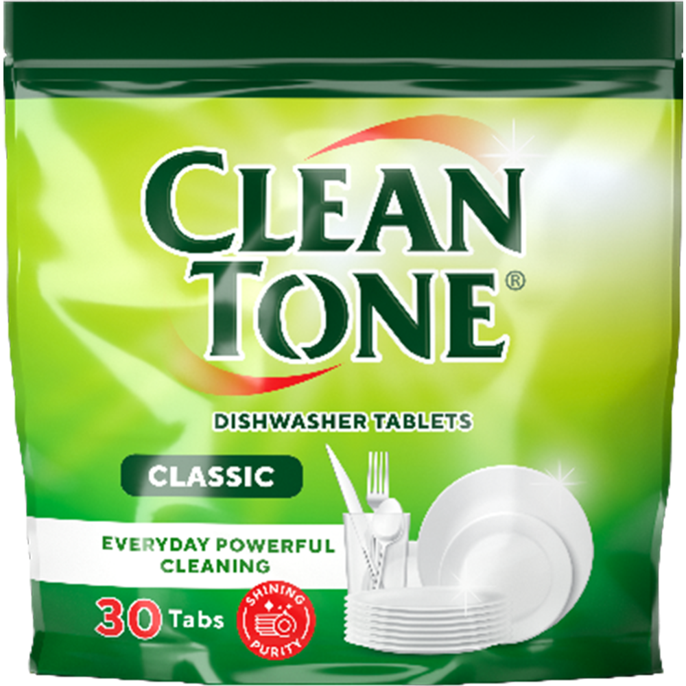 Таблетки для посудомоечных машин «Clean Tone» 30 шт