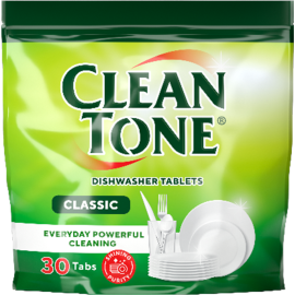 Таблетки для посудомоечных машин «Clean Tone» 30 шт