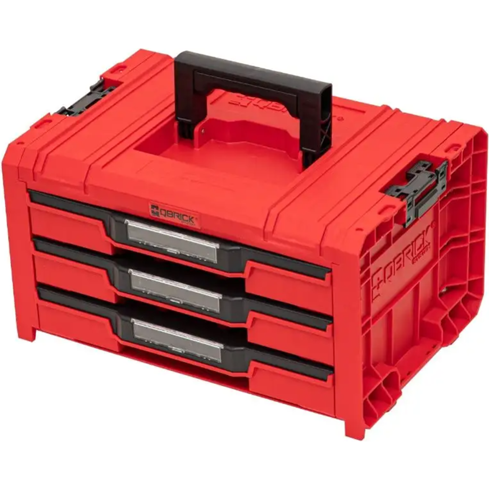 Ящик для инструментов «Qbrick System» Pro Drawer 3 Toolbox Expert Red Ultra HD, SKRQPROD3ECZEPG001, красный