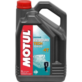 Масло моторное «Motul» Outboard Tech 4T 10W30, 5 л