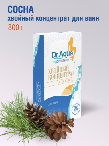 Хвойный концентрат для ванн "Сосна"  Dr.Aqua  800г