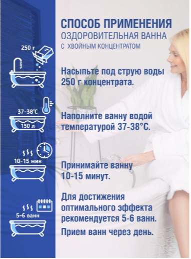 Хвойный концентрат для ванн "Сосна"  Dr.Aqua  800г