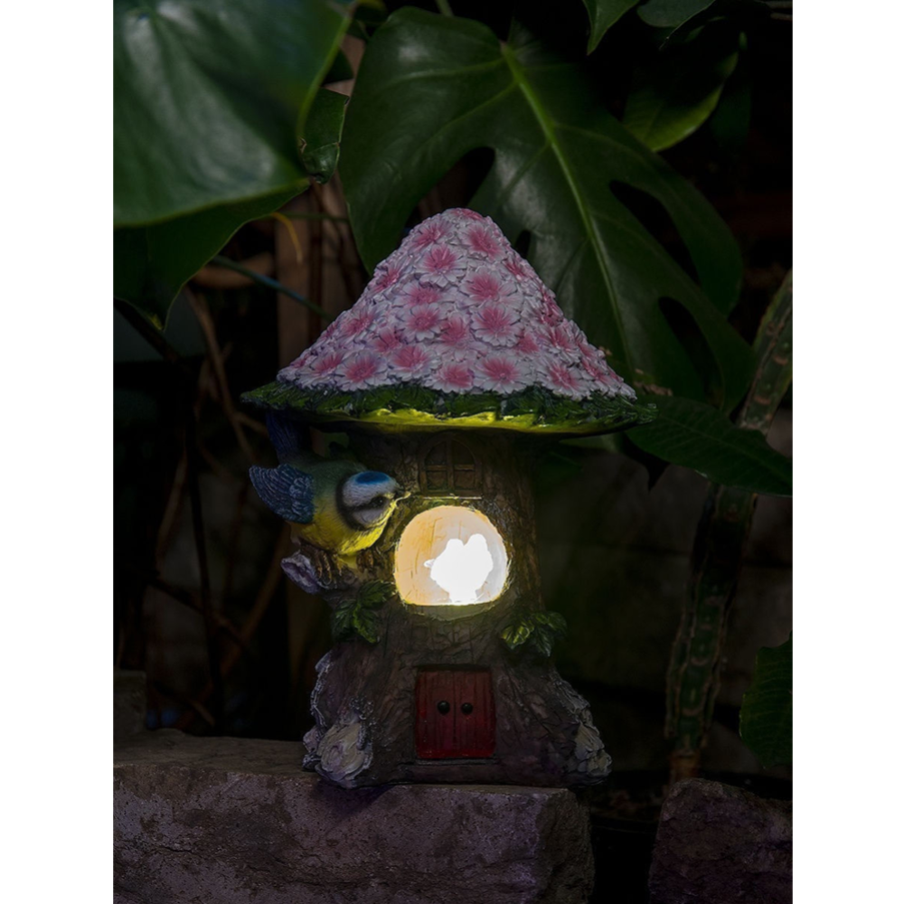 Садовая фигура-светильник «Чудесный Сад» Домик синички, 621