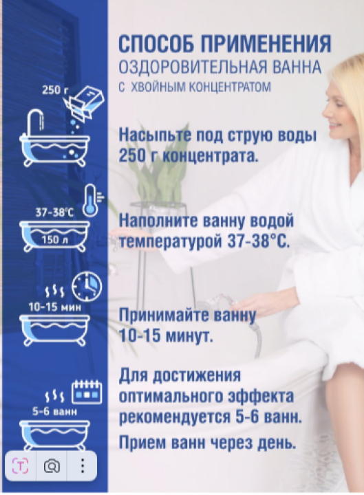 Хвойный концентрат для ванн "Пихта"  Dr.Aqua 800г