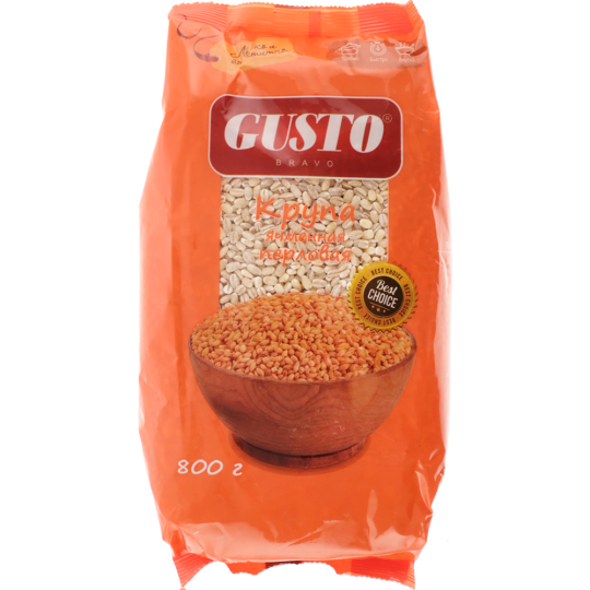 Крупа перловая «Gusto» Bravo, 800 г