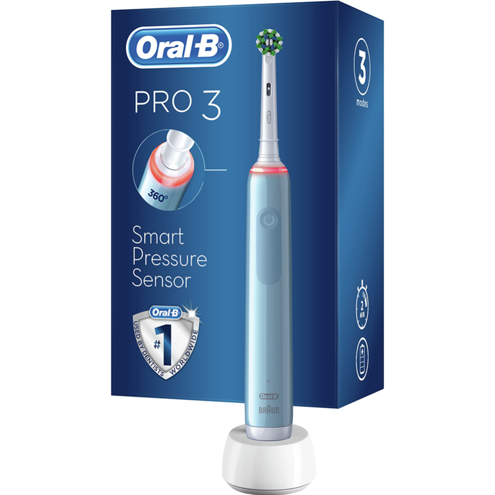 Картинка товара Электрическая зубная щетка «Oral-B» Pro 3/D505.513.3, 3772