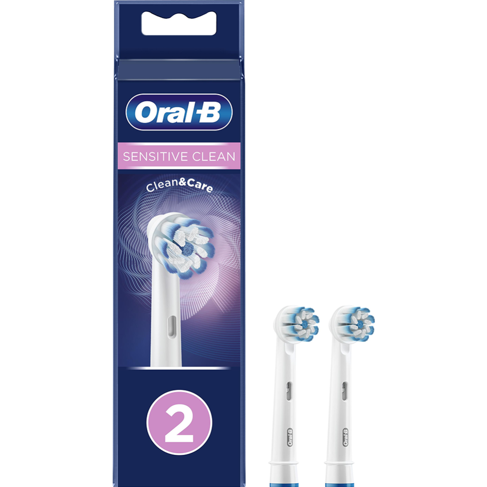 Насадки для зубной щетки «Oral-B» Sensitive Clean, EB60, 2 шт #0