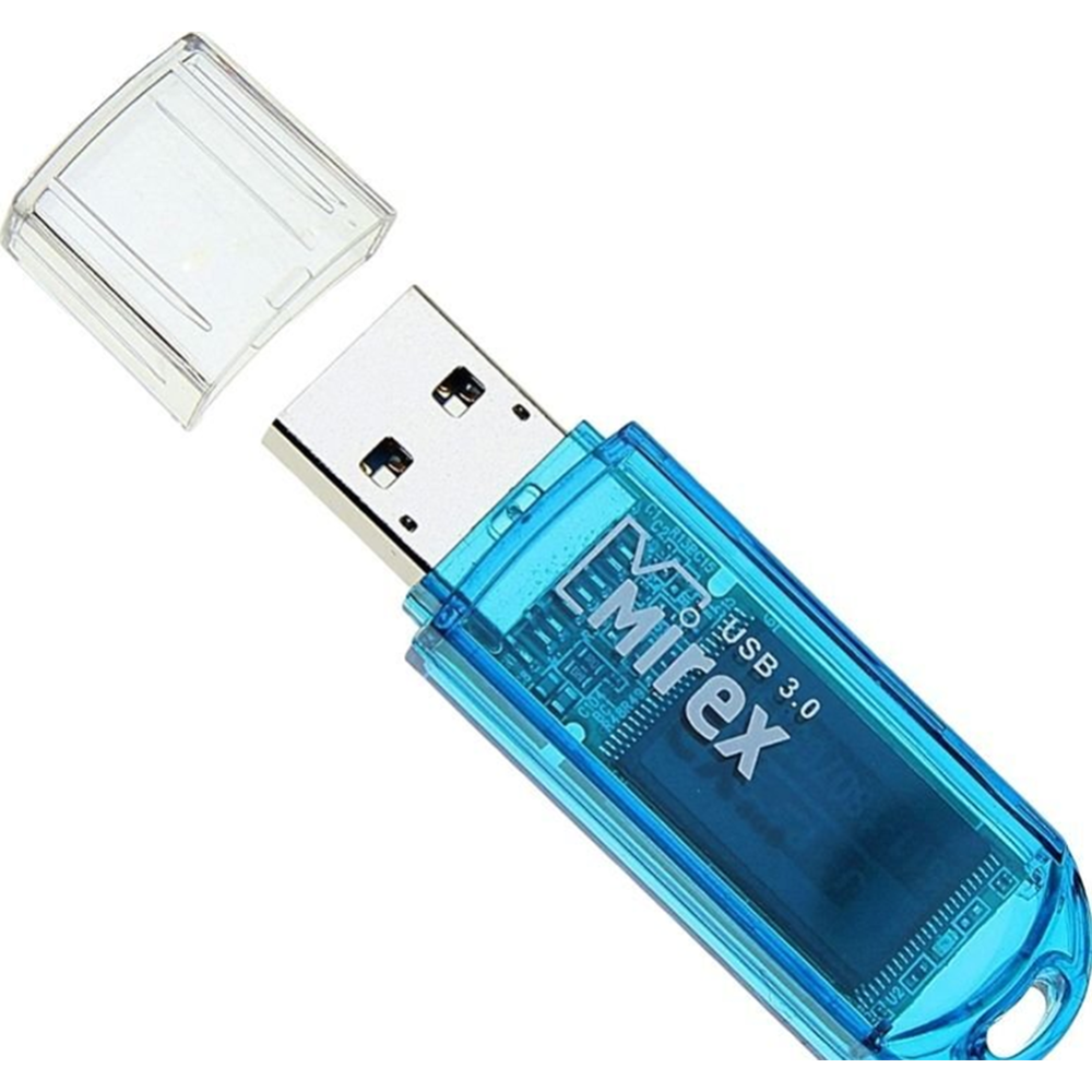 USB-флешка «Mirex» 3.0, ELF BLUE 32GB ecopack