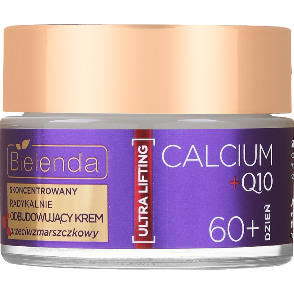 Крем для лица «Bielenda» Calcium + Q10, регенерирующий, 60+ День, 50 мл