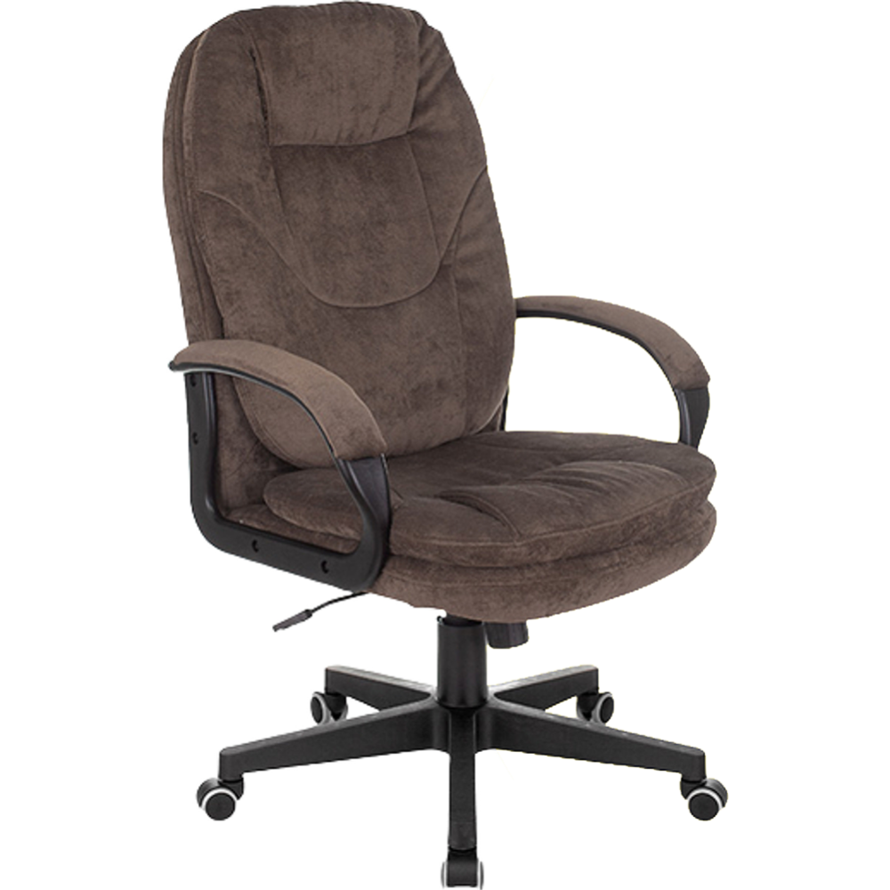 Кресло руководителя «Бюрократ» CH-868N Fabric, коричневый Light-10
