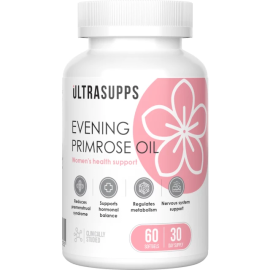 Масло вечерней примулы Ultrasupps Evening Primrose Oil (60 капс)