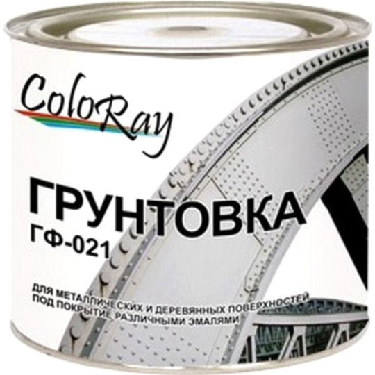 Грунтовка «ColoRay» ГФ-021, красно-коричневый, 900 г