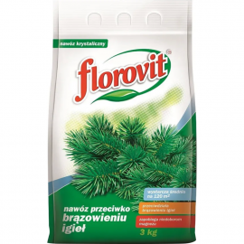 Удобрение «Florovit» против побурению хвои, 3 кг
