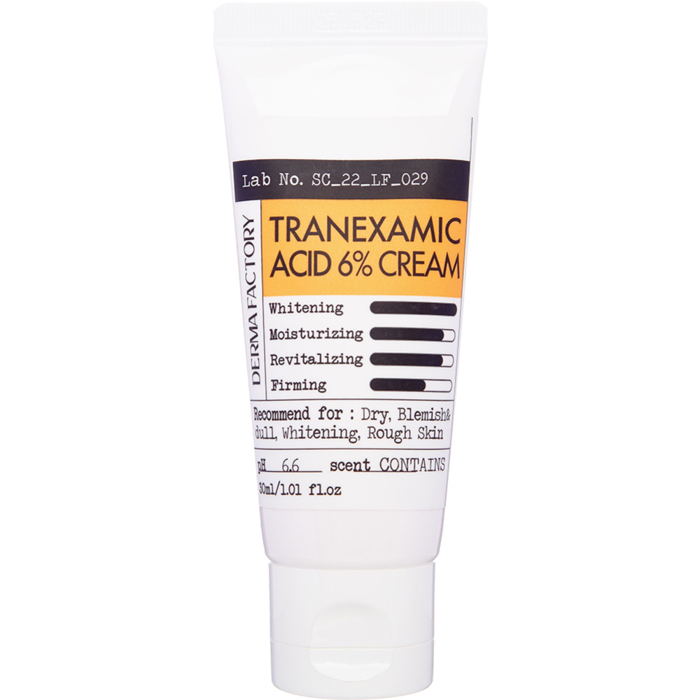 Крем для лица «Derma Factory» Tranexamic Acid 6% Cream, 30 мл