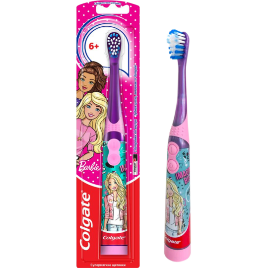 Детская электрическая зубная щётка «Colgate» Barbie.        