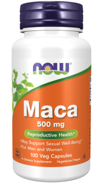 Мака Now Foods Maca 500 мг, 100 капс.