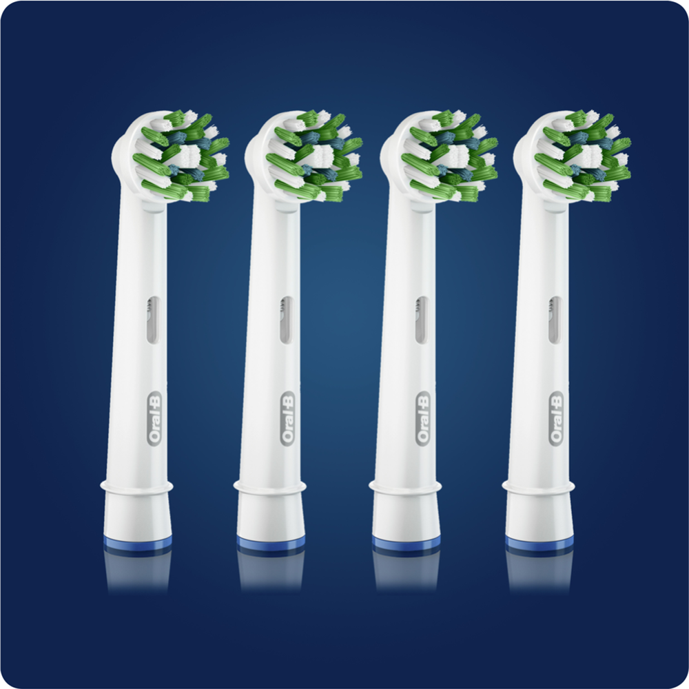 Насадки для зубной щетки «Oral-B» CrossAction, EB50BRB, 4 шт