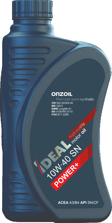 Масло моторное «Onzoil» Ideal 10W-40 SN, 4.5 л + 0,9 л.