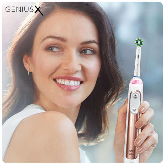 Электрическая зубная щетка «Oral-B» Genius D706.513.6, 3771, Rose Gold