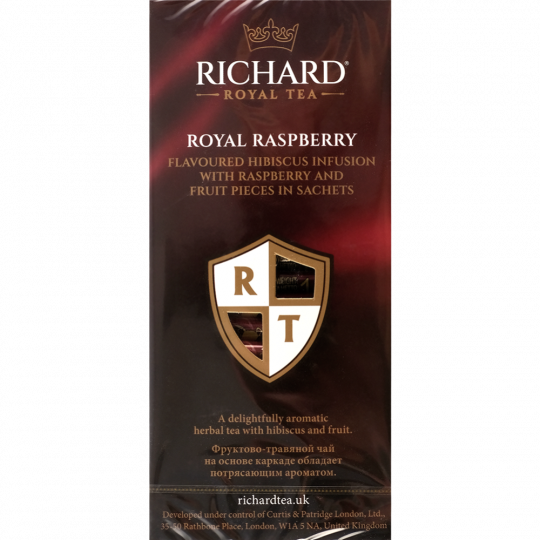 Чайный напиток «Richard» Royal Raspberry, 25х1.5 г